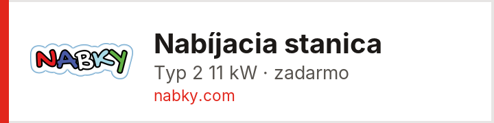 Charging station – Letisko Kosice – nabky.com